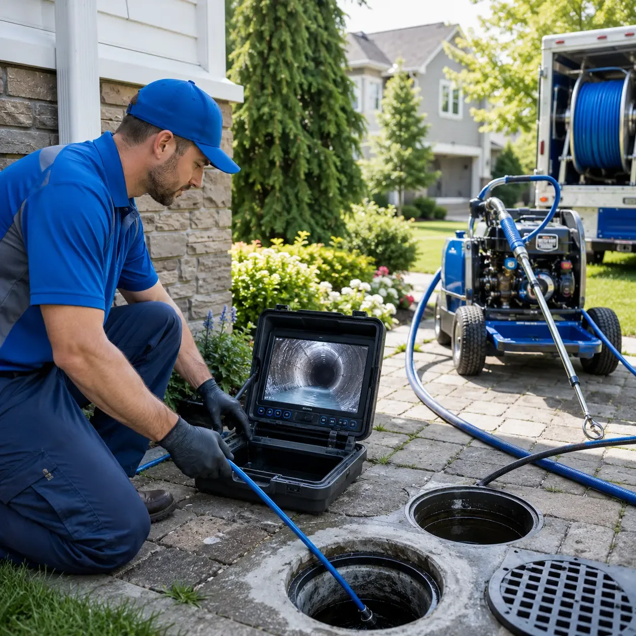 Outdoor drain cleaning professionals serving Durham, OK