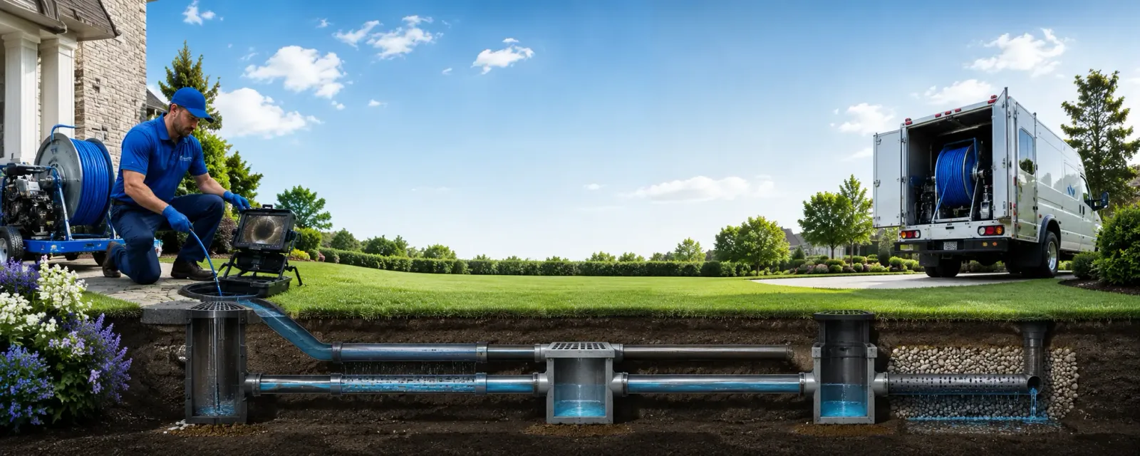 Outdoor drain cleaning information for Durham, OK